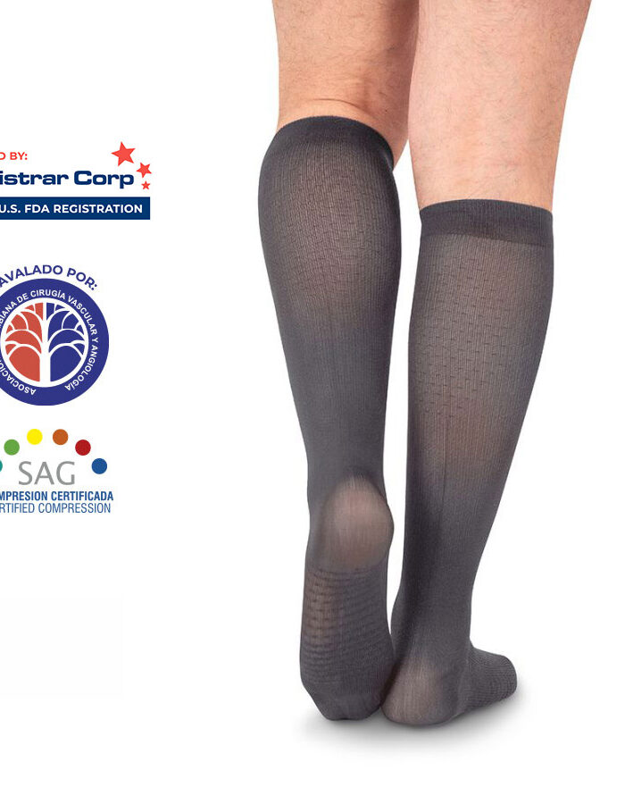 otra vista del Calcetín para hombre - Compresión Mediana 15-20mmHg