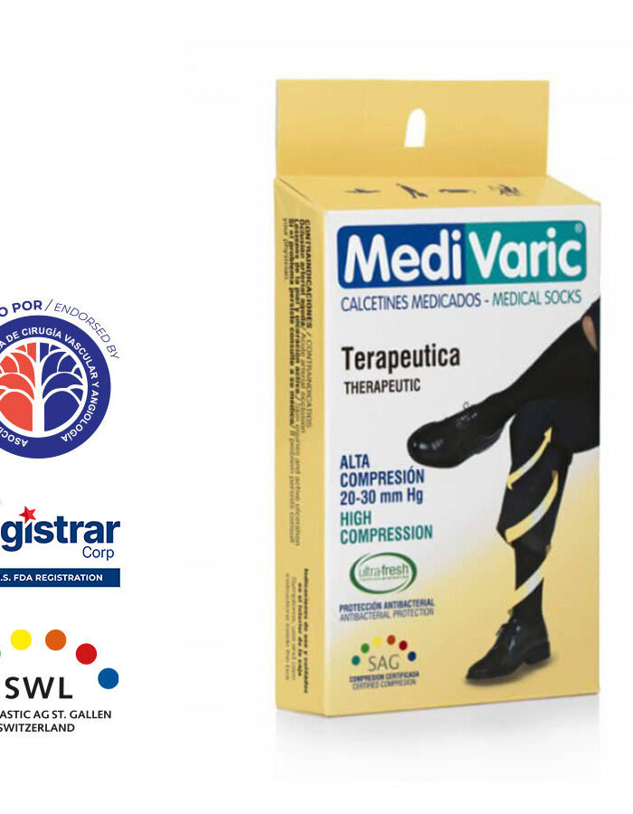 Media de Compresión Alta - Calcetín 20-30mmHg