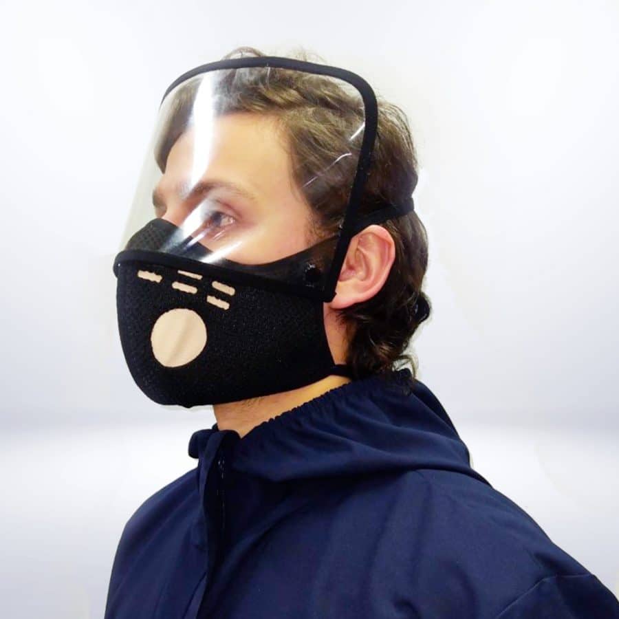 Copper Mask With Eyes Shield Medivaric