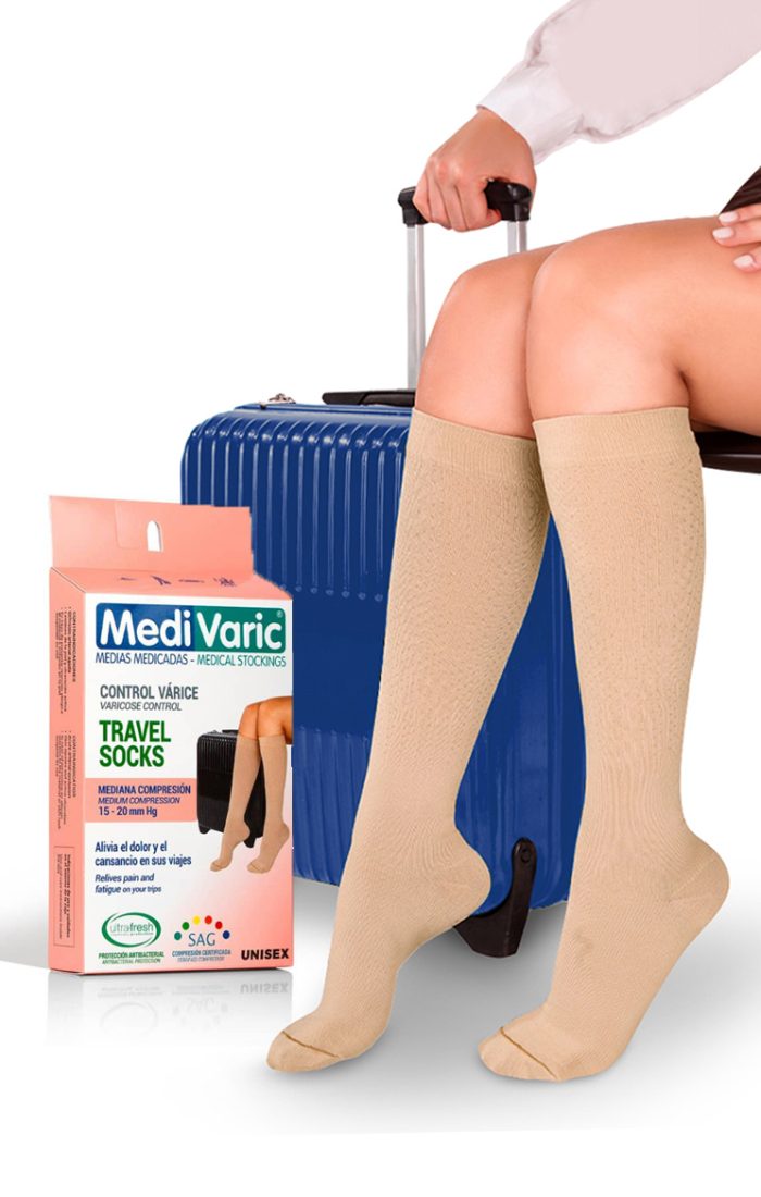 Medias Viajero - Mediana Compresión 15-20 mmHg Unisex