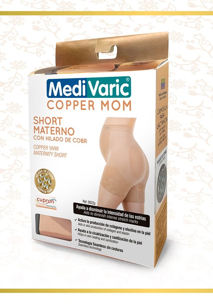 Short Materno Hilado de Cobre Medivaric