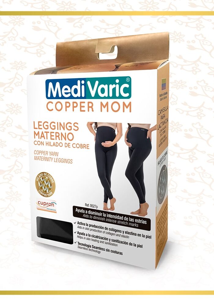 Leggins pantalones embarazada Hilado de Cobre Medivaric