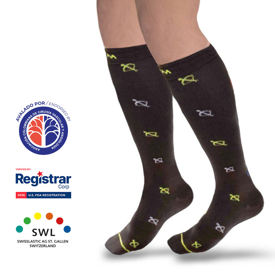 Calcetín Unisex Diseño Edición Limitada Día Padre 15-20mmHg