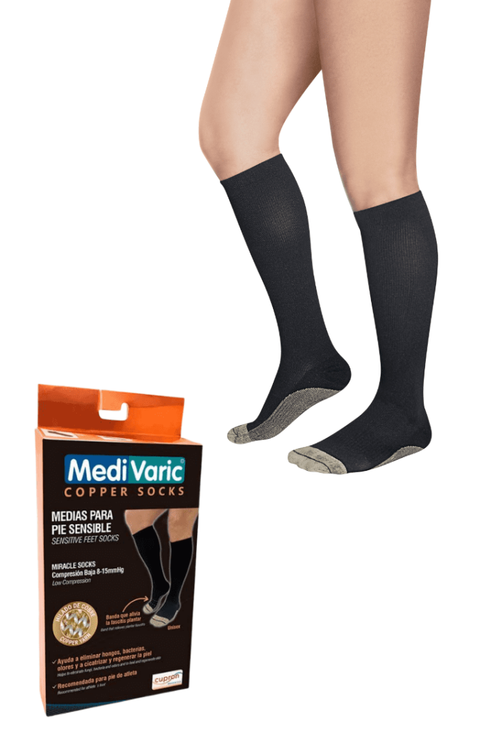 Calcetín Miracle Socks con Hilado de Cobre
